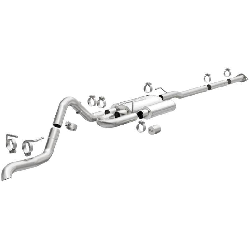 MagnaFlow Stainless Overland Cat-Back Exhaust 05-15 Toyota Tacoma V6 4.0L-tuningsupply.com