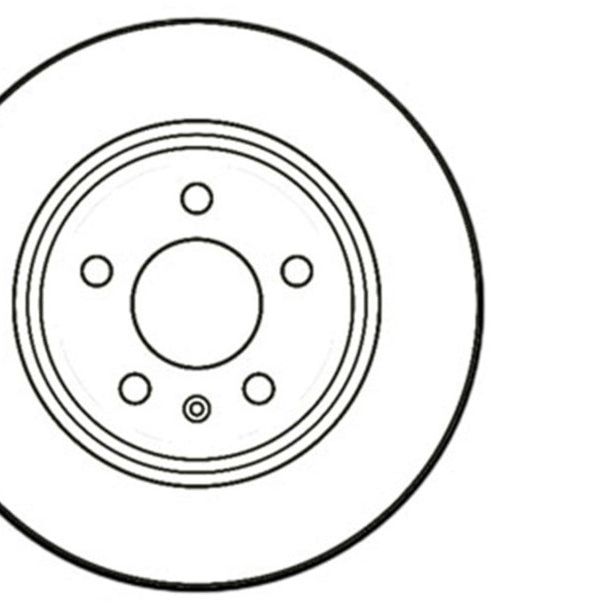 StopTech Power Slot 09-10 Audi A4/A4 Quattro / 08-10 A5 / 10 S4 Rear Left Drilled & Slotted Rotor-Brake Rotors - Slot & Drilled-Stoptech-STO127.33127L-SMINKpower Performance Parts