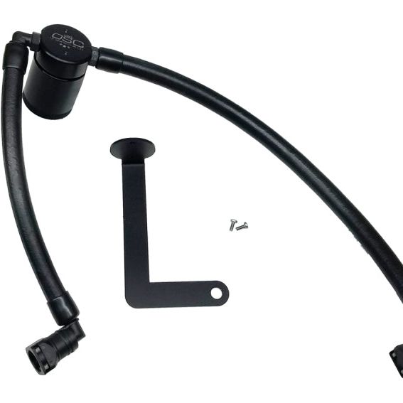 J&L 10-19 Ford Flex EcoBoost V6 Passenger Side Oil Separator 3.0 - Black Anodized-tuningsupply.com