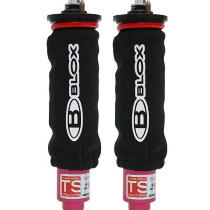 BLOX Racing Neoprene Coilover Covers - Black (Pair)-tuningsupply.com