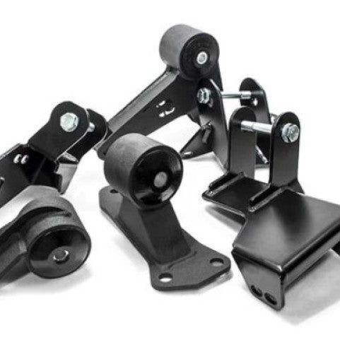 Innovative 96-00 Civic K-Series Black Steel Mounts 75A Bushings (EG/DC Subframe)-tuningsupply.com