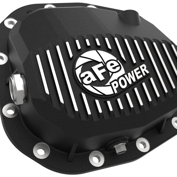 aFe Pro Series Rear Differential Cover Black w/ Fins 15-19 Ford F-150 (w/ Super 8.8 Rear Axles)-tuningsupply.com