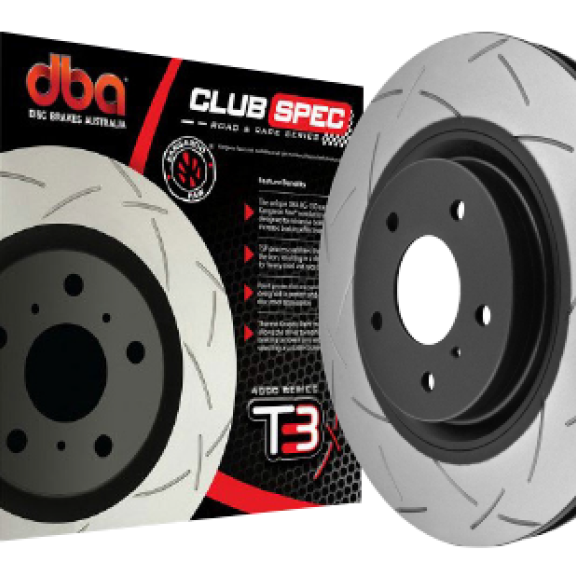 DBA 2020+ Chevrolet Corvette C8 J55 Z51 Front Slotted 4000 Series Rotor-tuningsupply.com