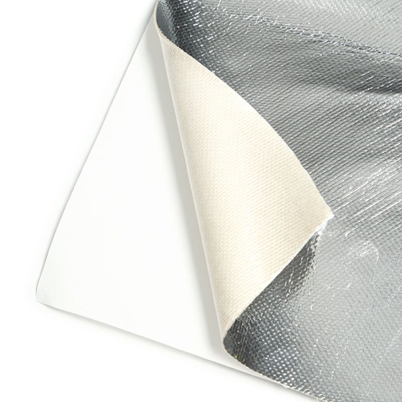 Mishimoto Aluminum Silica Heat Barrier W/ Adhesive Backing 24in x 24in-tuningsupply.com