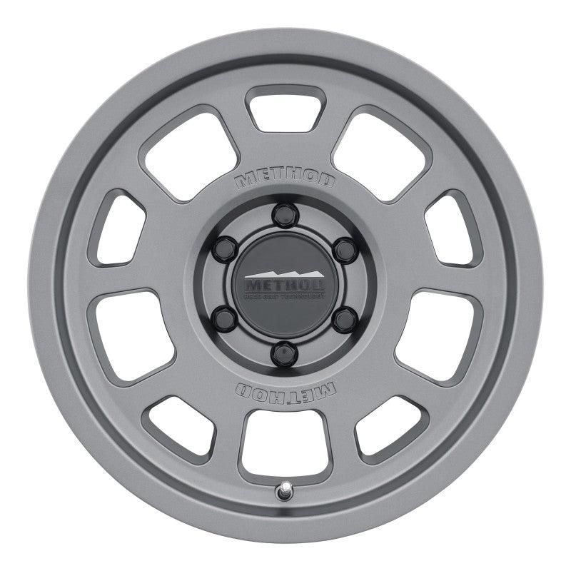 Method MR705 17x8.5 0mm Offset 6x5.5 106.25mm CB Titanium Wheel-tuningsupply.com