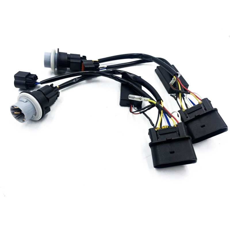 AlphaRex 13-18 Ram 1500 Wiring Adapter Stock Proj Headlight to AlphaRex Headlight Converters-tuningsupply.com