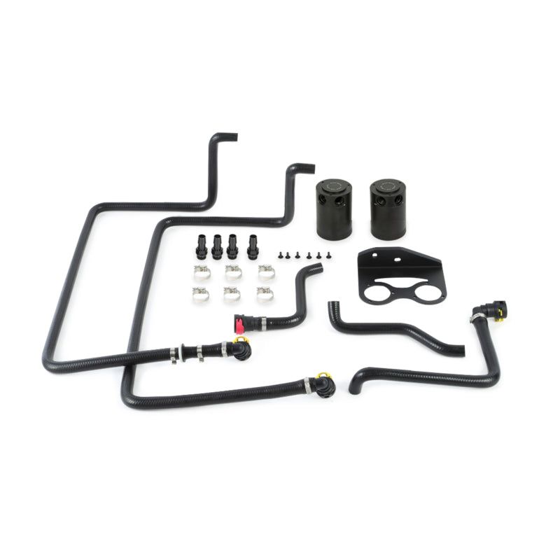 Mishimoto 15-17 Ford F-150 2.7L EcoBoost Baffled Oil Catch Can - Black-tuningsupply.com