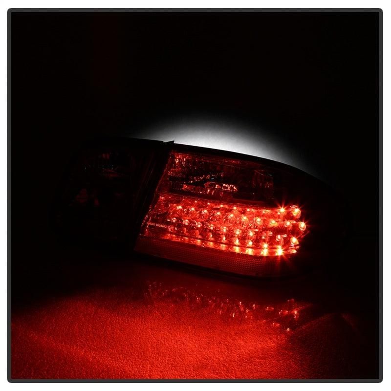 Xtune Mercedes Benz W210 E-Class 96-02 LED Tail Lights Red Smoke ALT-CL-MBW210-LED-RSM - SMINKpower Performance Parts SPY5020659 SPYDER