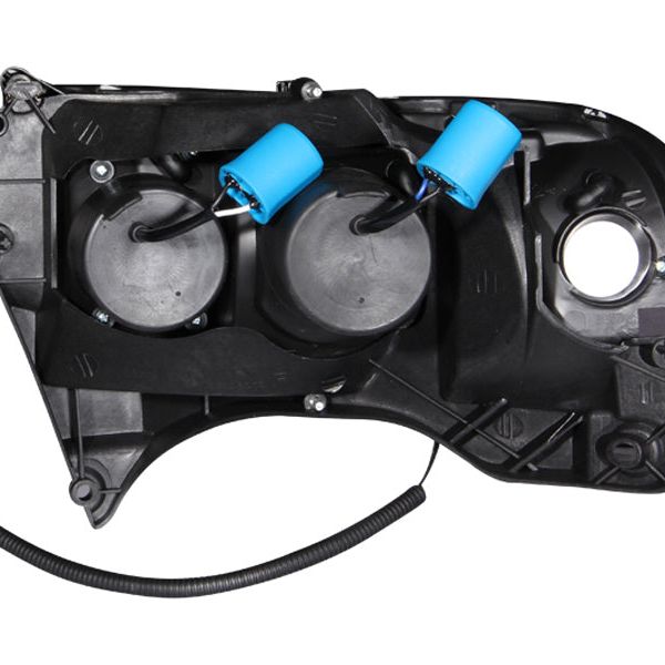 ANZO 1994-2001 Dodge Ram Projector Headlights w/ Halo Black-tuningsupply.com