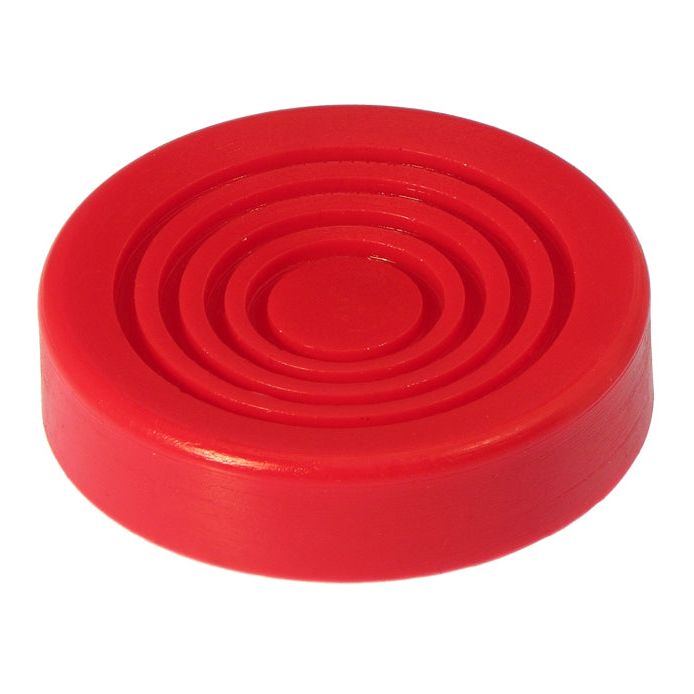 Prothane Universal Jack Pad 3in Diameter Model - Red-tuningsupply.com