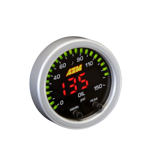 AEM X-Series 0-150 Oil Pressure Gauge Kit-tuningsupply.com