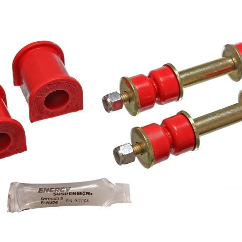 Energy Suspension 86-97 Nissan 720 & Hardbody PickUp 4WD Red 20mm Front Sway Bar Frame Bushings-tuningsupply.com