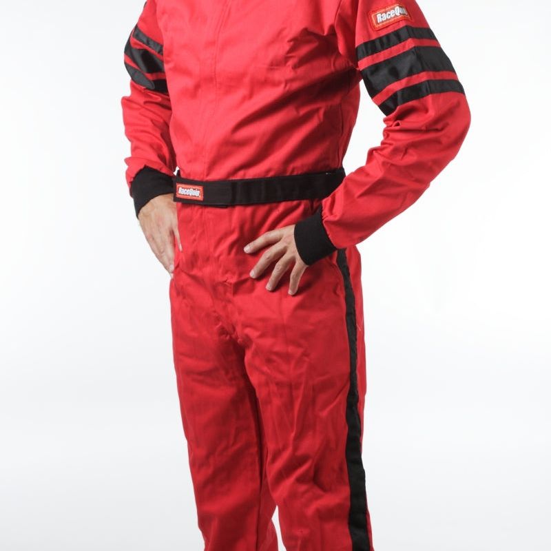 RaceQuip Red SFI-1 1-L Suit - Medium-tuningsupply.com