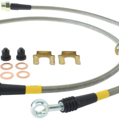 StopTech 02-07 WRX Stainless Steel Rear Brake Lines-Brake Line Kits-Stoptech-STO950.47501-SMINKpower Performance Parts