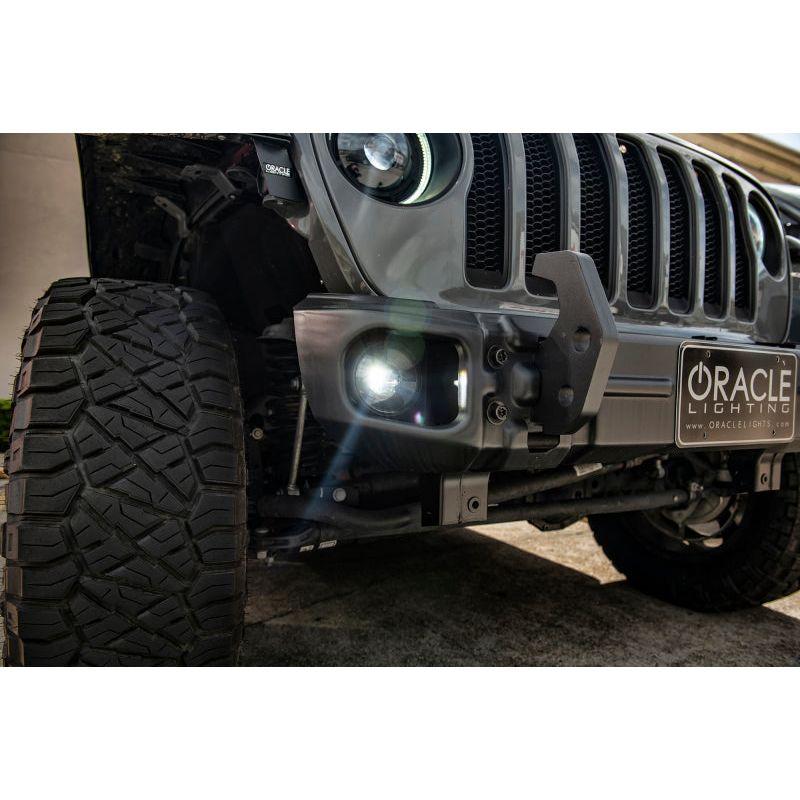 Oracle Jeep Wrangler JL/JT Sport High Performance W LED Fog Lights - w/o Controller SEE WARRANTY-tuningsupply.com