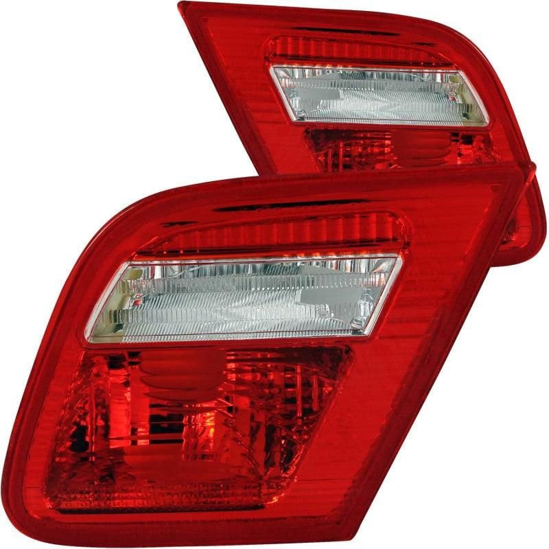 ANZO 2000-2003 BMW 3 Series E46 Taillights Red/Clear - Inner-tuningsupply.com