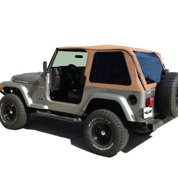 Rampage 1997-2006 Jeep Wrangler(TJ) Frameless Soft Top Kit - Spice - SMINKpower Performance Parts RAM109517 Rampage