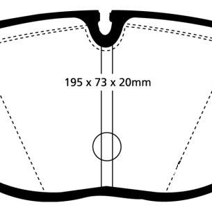 EBC 04-06 Audi TT Quattro 3.2 Redstuff Front Brake Pads-tuningsupply.com