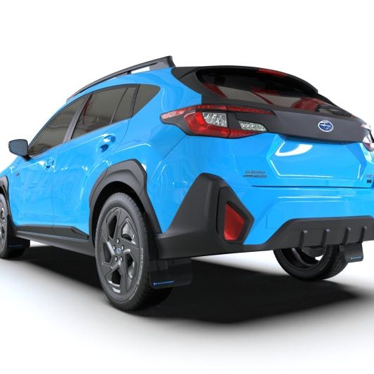 Rally Armor 2024 Subaru Crosstrek Black UR Mud Flap Grey Logo - SMINKpower Performance Parts RALMF106-UR-BLK-GRY Rally Armor