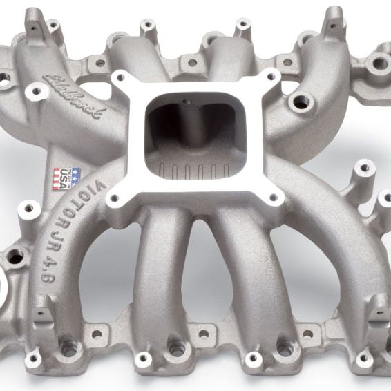 Edelbrock Victor Jr Ford EFI for 4 6L Engines Manifold Only-tuningsupply.com