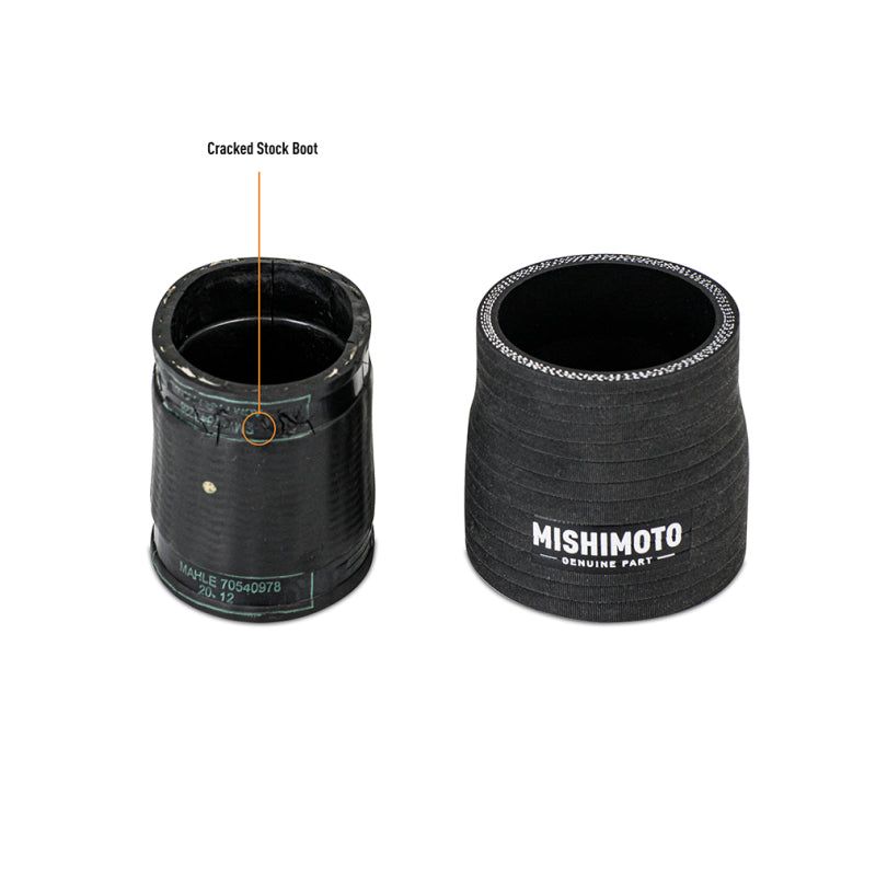 Mishimoto 12-16 BMW F10 M5 Intercooler Pipe Kit Micro Wrinkle Black-tuningsupply.com