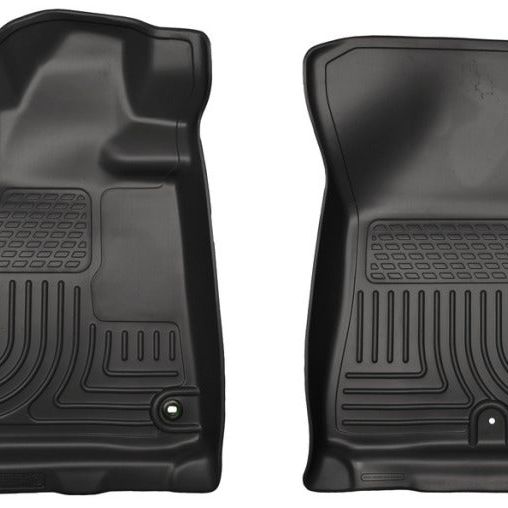 Husky Liners 12-13 Toyota Tundra Weatherbeater Black Front Floor Liners-tuningsupply.com