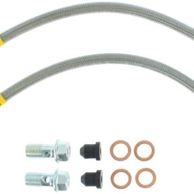 StopTech 03-07 Hummer H2 Stainless Steel Rear Brake Lines-Brake Line Kits-Stoptech-STO950.66503-SMINKpower Performance Parts