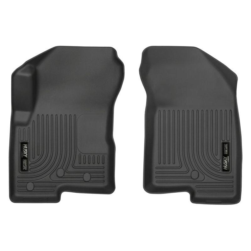 Husky Liners 07-12 Dodge Caliber / 07-12 Jeep Compass WeatherBeater Front Row Black Floor Liners-tuningsupply.com