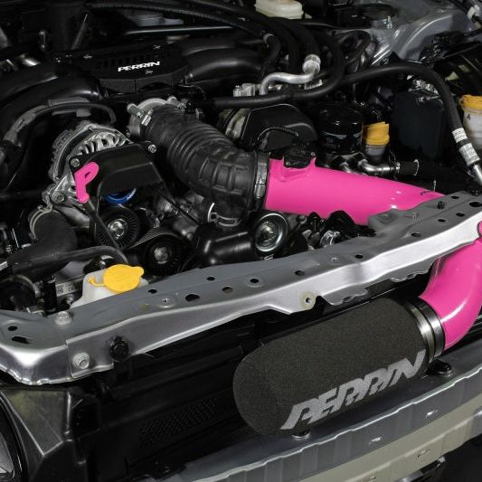 Perrin 22-23 Subaru BRZ/GR86 Cold Air Intake - Hyper Pink-tuningsupply.com