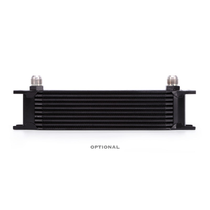 Mishimoto Universal 10 Row Oil Cooler Kit (Metal Braided Lines)-tuningsupply.com