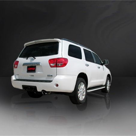 Corsa 2008-2017 Toyota Sequoia 5.7L V8 Touring Cat-Back Exhaust w/Black 4in Tip-tuningsupply.com