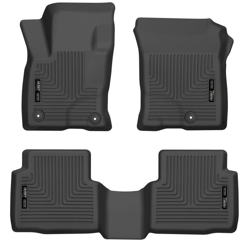 Husky Liners 20-21 Ford Escape All Models Exc Hybrid Weatherbeater Front and 2nd Seat Liners - BLK-tuningsupply.com