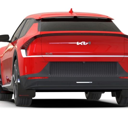 Rally Armor 22-23 Kia EV6 Black UR Mud Flap Blue Logo - SMINKpower Performance Parts RALMF91-UR-BLK-BL Rally Armor