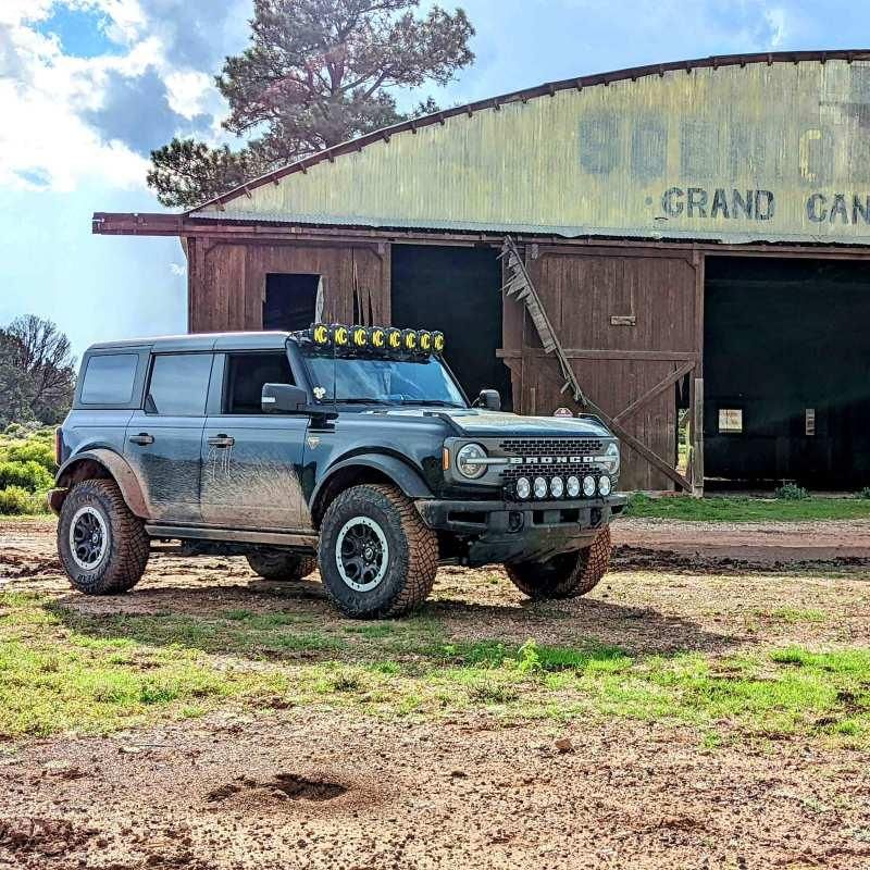 KC HiLiTES 21+ Ford Bronco 39in. Gravity LED Pro6 Light Bar Kit Front Bumper-tuningsupply.com