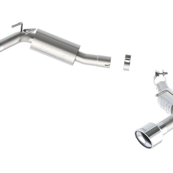 Borla 14-15 Camaro SS 6.2L V8 RWD Single Split Rr Exit S-Type Exhaust (rear section only)-tuningsupply.com