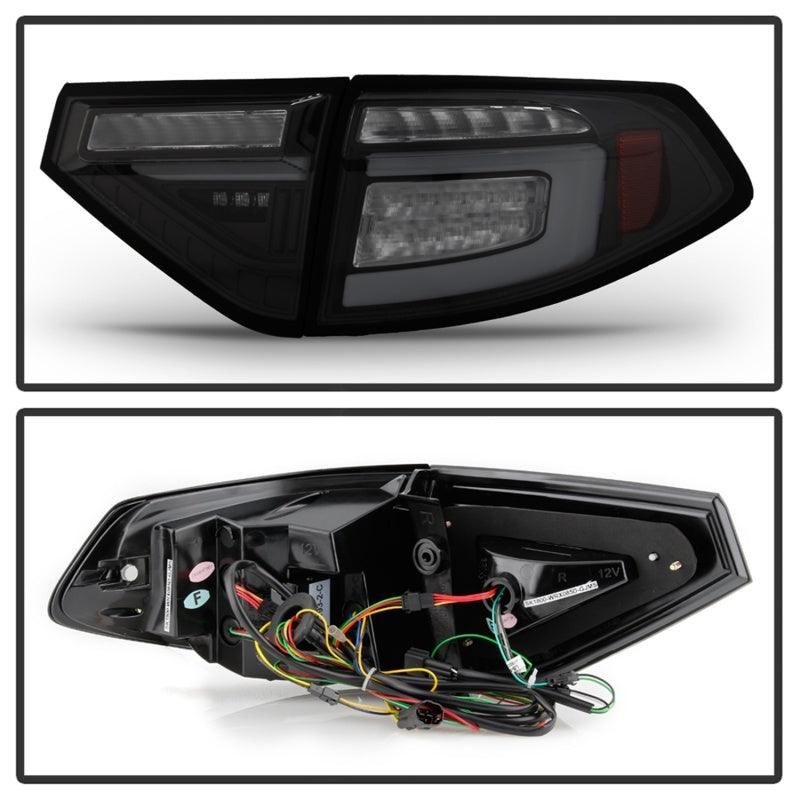 Spyder 08-14 Subara Impreza WRX Hatchback LED Tail Lights Seq Signal Blk Smoke ALT-YD-SI085D-SEQ-BSM - SMINKpower Performance Parts SPY5086747 SPYDER