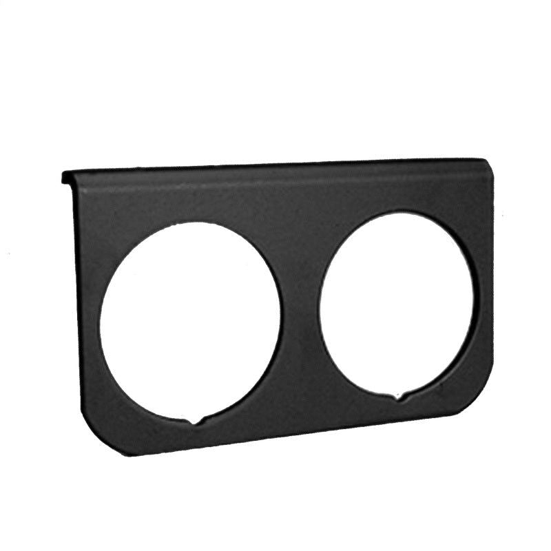 Autometer 2-1/16in Black 2-Hole Gauge Panel-tuningsupply.com