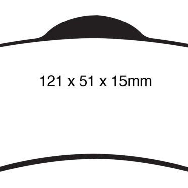 

EBC DP41834R - EBCDP41834R - EBC 11+ Chevrolet Caprice 3.6 Yellowstuff Rear Brake Pads - Shipped in Europe - Tuningsupply.com
