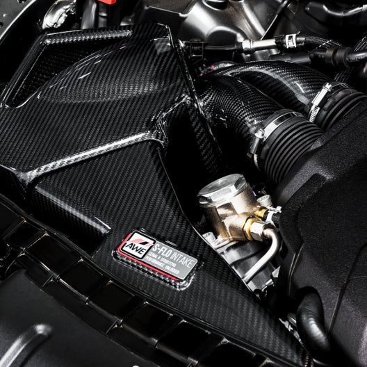 AWE Tuning Audi C7 S6 / S7 4.0T S-FLO Carbon Intake V2-tuningsupply.com