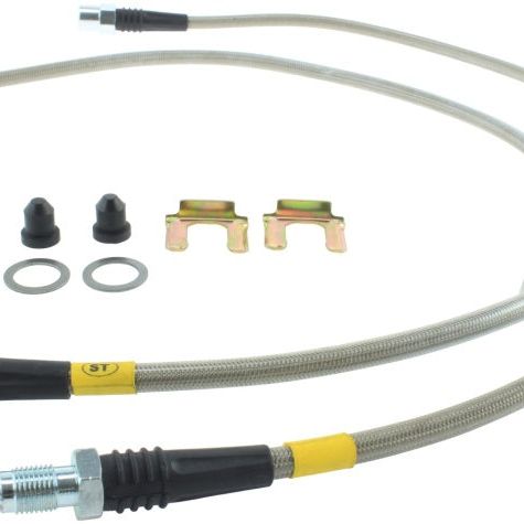 StopTech 2012 BMW 335i Front SS Brake Lines-Brake Line Kits-Stoptech-STO950.34032-SMINKpower Performance Parts