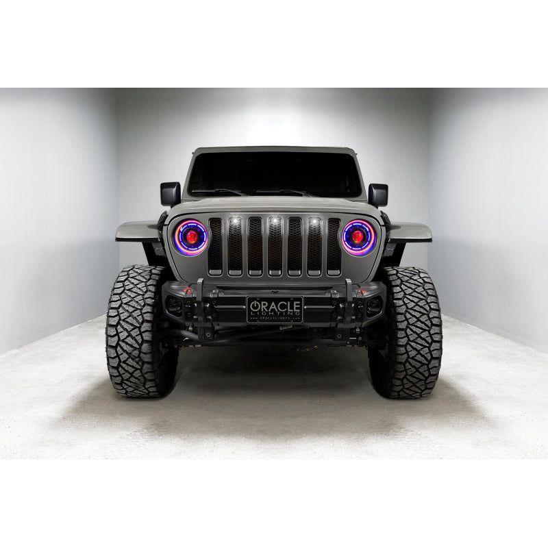 Oracle Pre-Runner Style LED Grille Kit for Jeep Gladiator JT - White SEE WARRANTY-tuningsupply.com