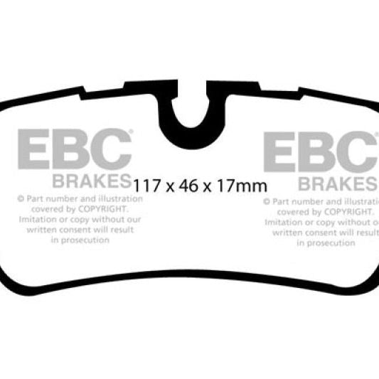 

EBC DP61542 - EBCDP61542 - EBC 05-10 Land Rover LR3 4.4 Greenstuff Rear Brake Pads - Shipped in Europe - Tuningsupply.com
