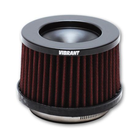 Vibrant The Classic Perf Air Filter 4.75in O.D. Cone x 3-1/2in Tall x 3in inlet I.D. Turbo Outlets - SMINKpower Performance Parts VIB10930 Vibrant