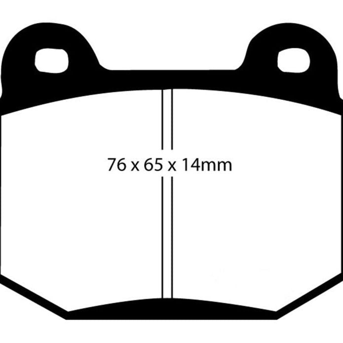 EBC 03-04 Infiniti G35 3.5 (Manual) (Brembo) Redstuff Rear Brake Pads-tuningsupply.com