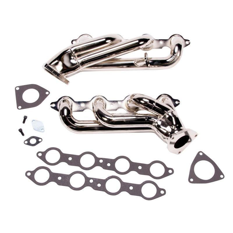 BBK 99-04 GM Truck SUV 6.0 Shorty Tuned Length Exhaust Headers - 1-3/4 Titanium Ceramic-tuningsupply.com