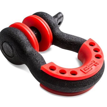 Body Armor 4x4 3/4in Black D-Ring with Red Isolators Single-tuningsupply.com