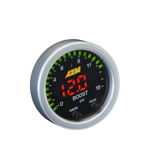 AEM X-Series Pressure 0-15psi Gauge Kit-tuningsupply.com