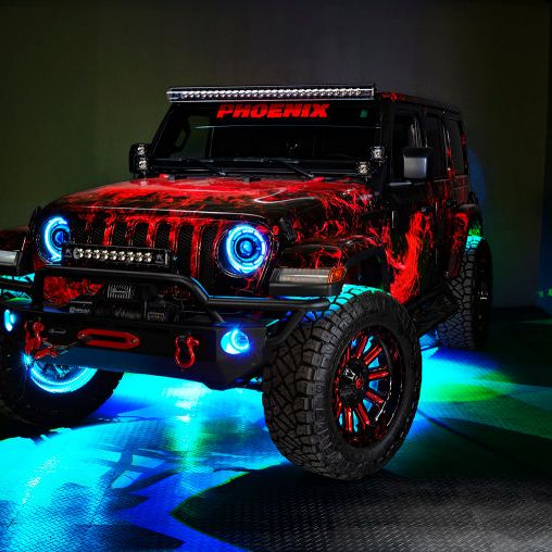 Oracle Jeep Wrangler JK/JL/JT High Performance W LED Fog Lights - w/o Controller SEE WARRANTY-tuningsupply.com