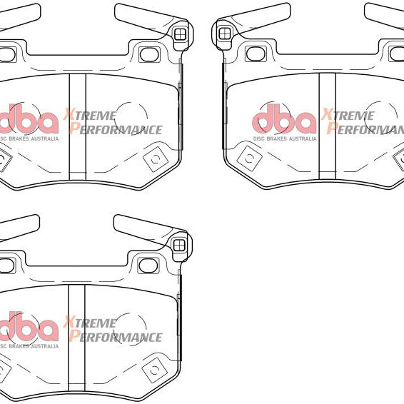 DBA 2018+ Kia Stinger V6 Twin Turbo XP Performance Rear Brake Pads-tuningsupply.com