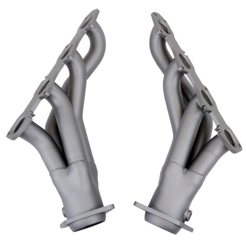 BBK 11-20 Dodge Challenger Hemi 6.4L Shorty Tuned Length Exhaust Headers - 1-7/8in Titanium Ceramic-tuningsupply.com